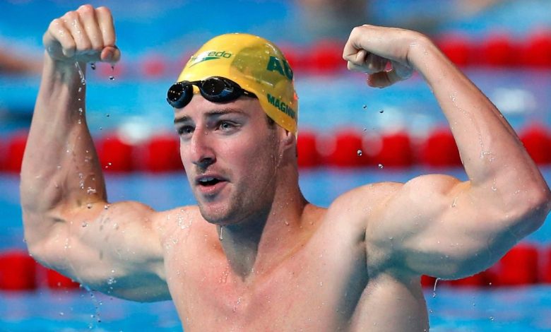 Swimming man jamea magnussen