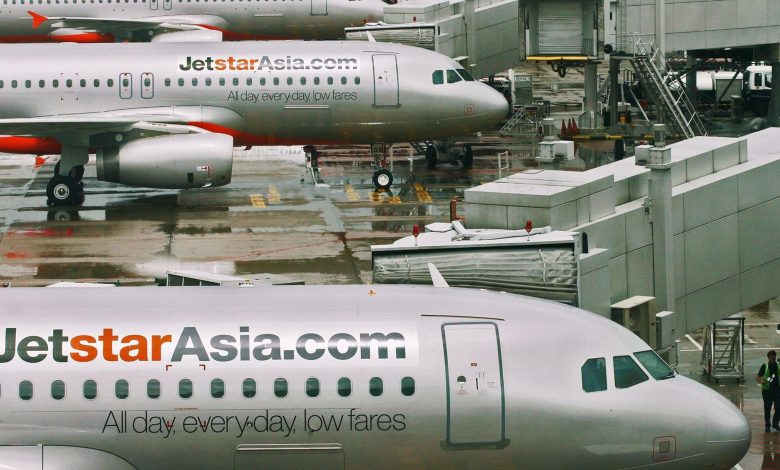 SINGAPORE AUSTRALIA JETSTAR ASIA AIRLINE